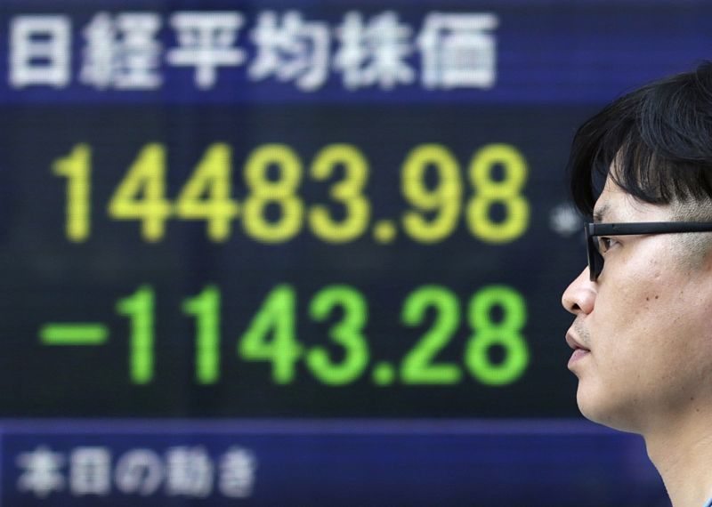 La Bolsa de Tokio se hunde un 7,32%, su mayor desplome desde el tsunami de 2011