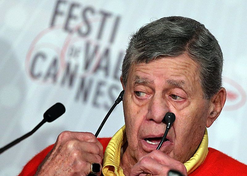 Jerry Lewis, puro espectáculo en Cannes