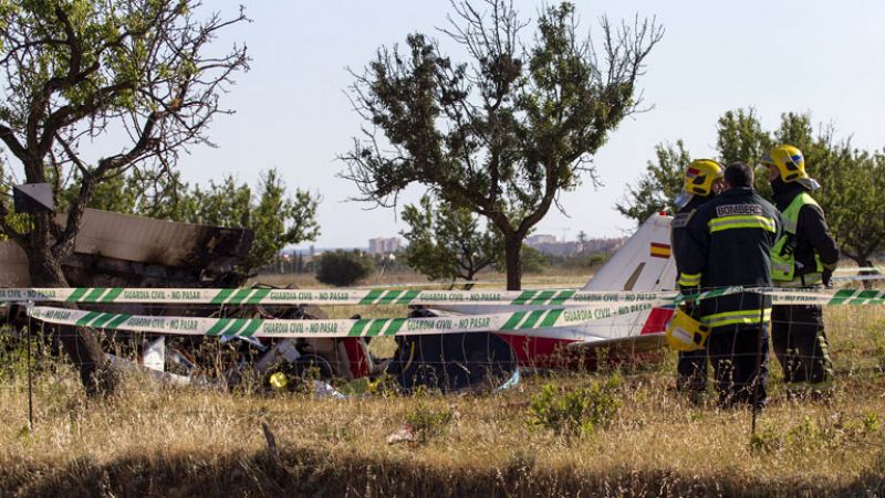 Mueren tres de los cuatro ocupantes al estrellarse una avioneta en Mallorca