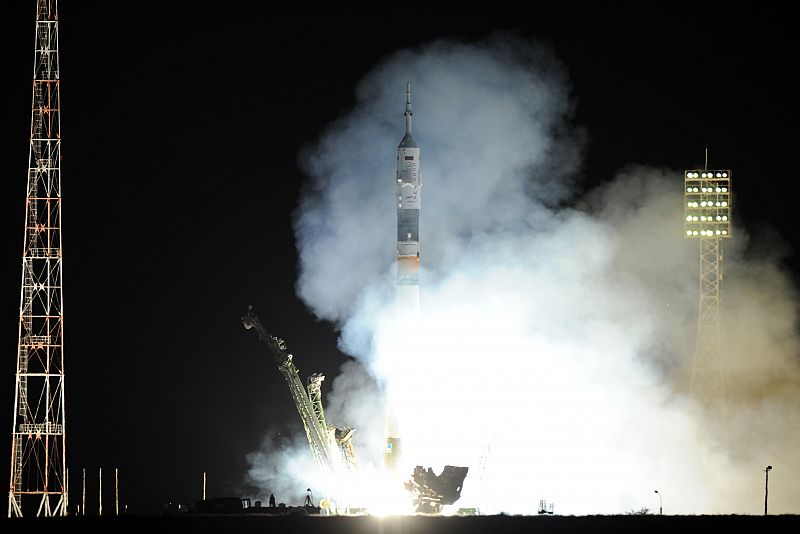 Despega con éxito a bordo de la cápsula Soyuz la nueva misión rumbo a la EEI