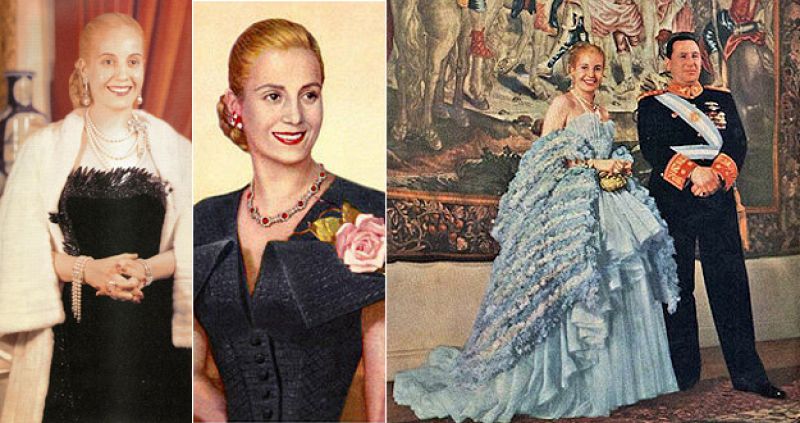 Eva Perón, la cenicienta vestida de Dior