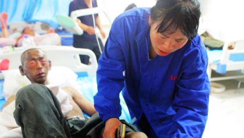 Más de un centenar de muertos en un incendio en un matadero en el norte de China