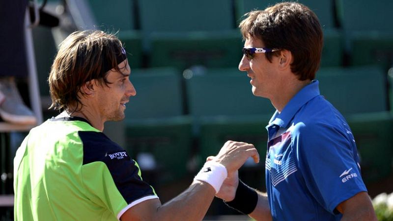David Ferrer elimina a Tommy Robredo en los cuartos de final de Roland Garros