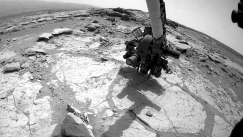 El robot Curiosity perfora su segunda roca en Marte