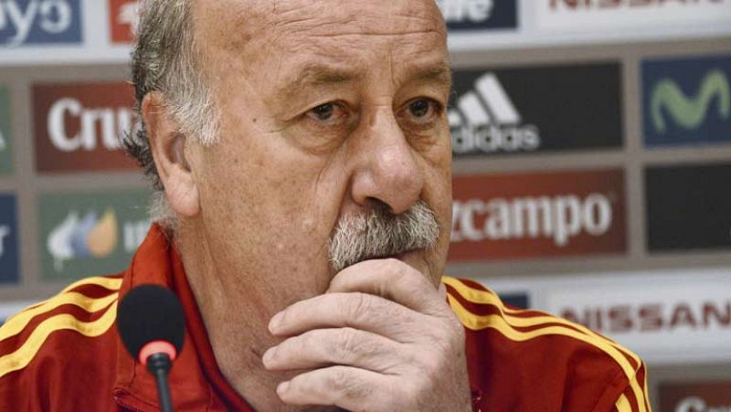 Del Bosque: "Villa y Valdés serán titulares contra Irlanda"