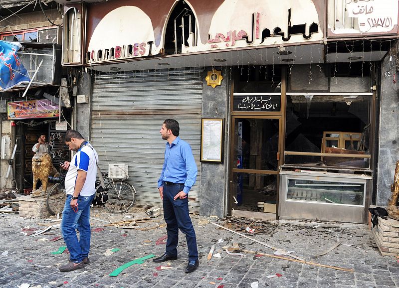 Al menos 14 muertos en un doble atentado en el centro de Damasco