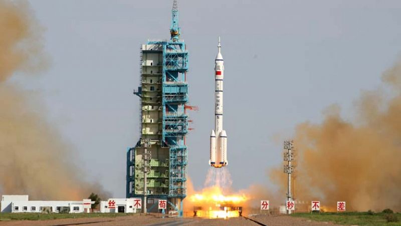 China lanza al espacio su quinta misión tripulada para construir un laboratorio espacial