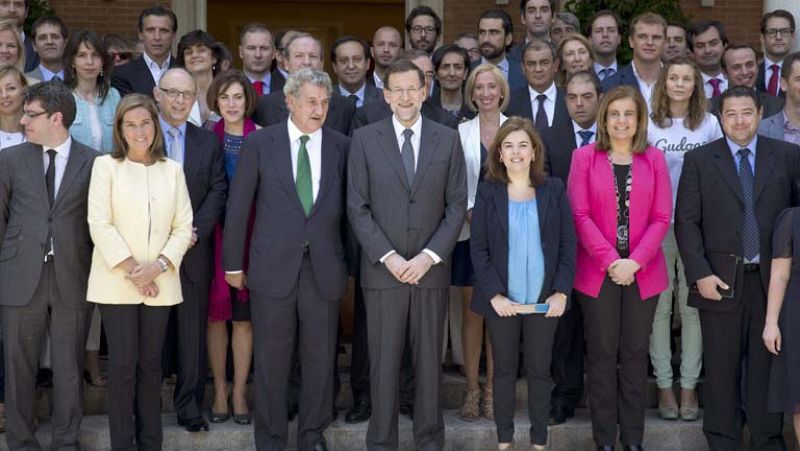 Rajoy, a la banca: "Espero que el que tenga que dar crédito esté a la altura de las circunstancias"