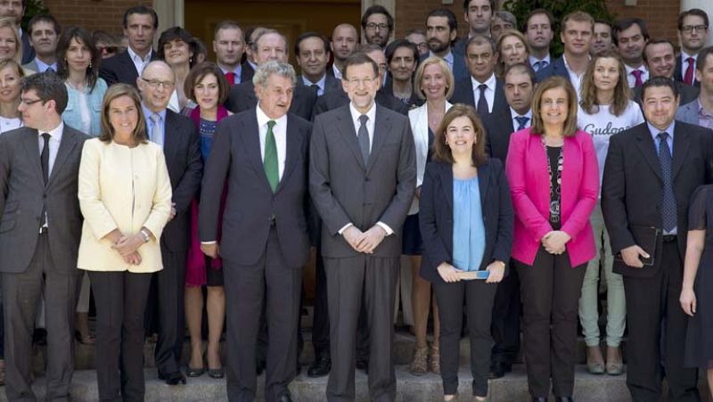 Rajoy, a la banca: "Espero que el que tenga que dar crédito esté a la altura de las circunstancias"