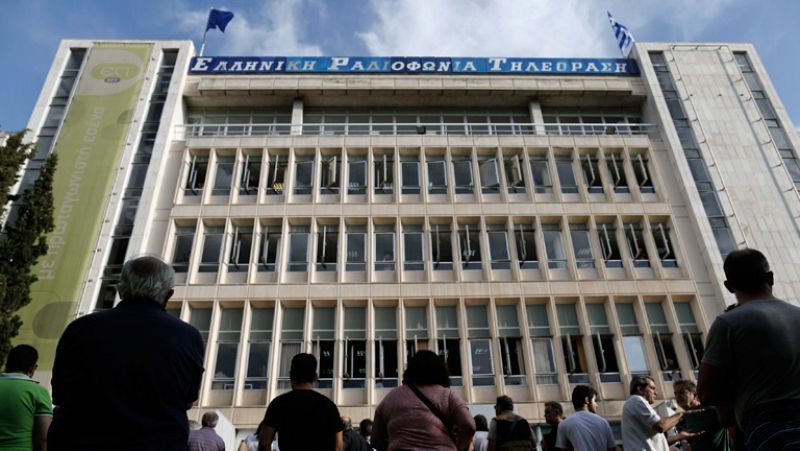 El Gobierno de Grecia anuncia el cierre de la radiotelevisión pública del país esta misma noche