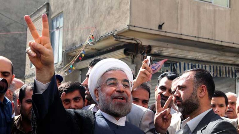 El reformista Hasan Rohani gana las presidenciales de Irán en la primera vuelta