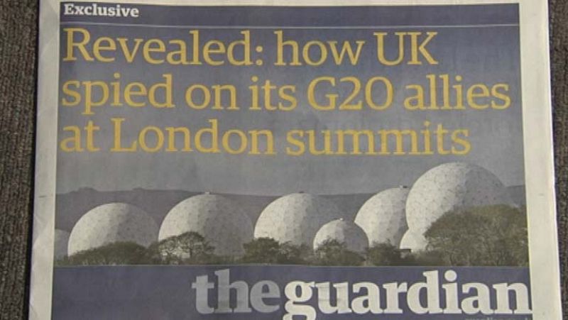 Reino Unido espió a los países de la cumbre del G-20 en Londres en 2009