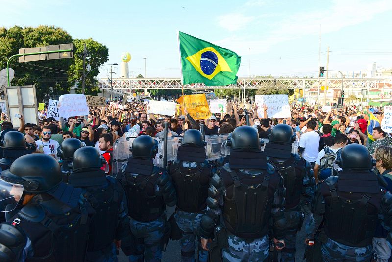 Brasil ordena desplegar a la Fuerza de Seguridad Nacional en los estadios de la Confederaciones