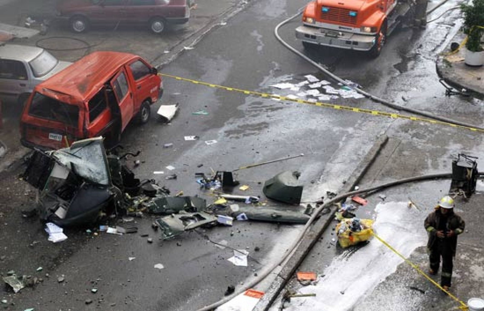 Un helicóptero se estrella en Panamá