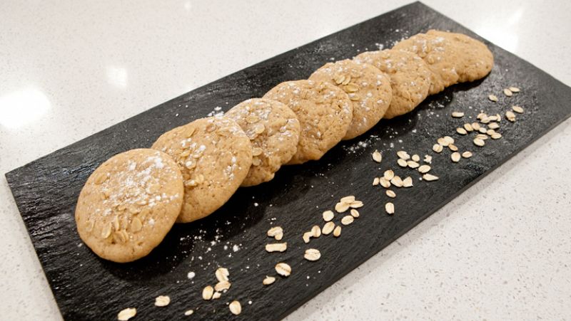 Pastas crujientes con avena