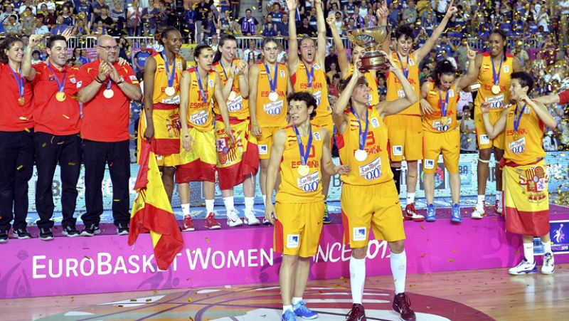 España, oro europeo de baloncesto femenino en la misma cara de Francia