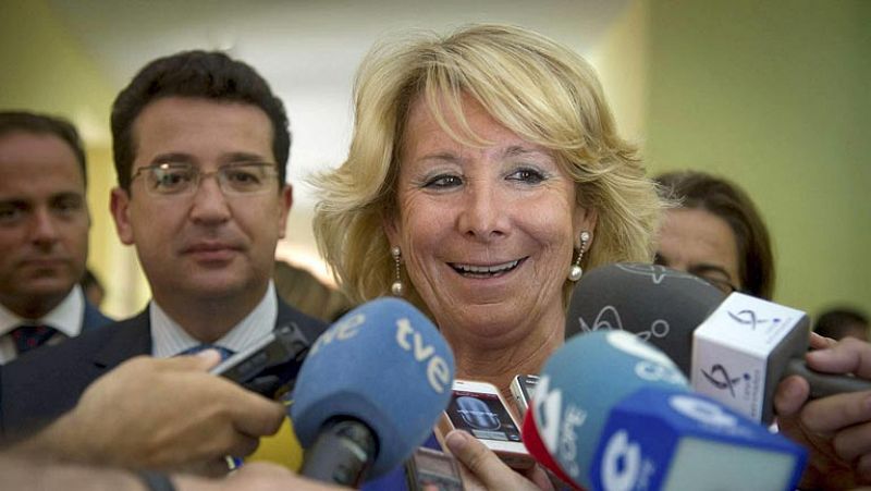 Aguirre dice que está "absolutamente abochornada" por la corrupción en el PP