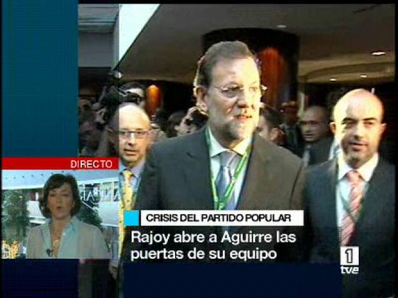 Rajoy no tendrá vicepresidentes pero sí vicesecretarios y contará con Aguirre "si quiere"