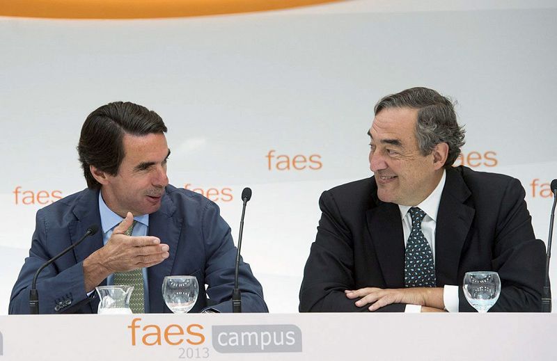 Aznar insiste en pedir a Rajoy menos impuestos y un sistema fiscal "más justo y eficiente"