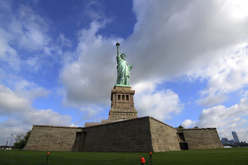 La Estatua de la Libertad reabre en pleno 4 de julio tras los destrozos causados por Sandy