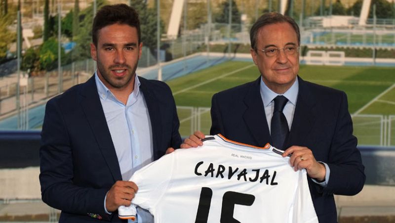 Carvajal: "Voy a aportar todo lo posible para intentar hacer mejor a este club"