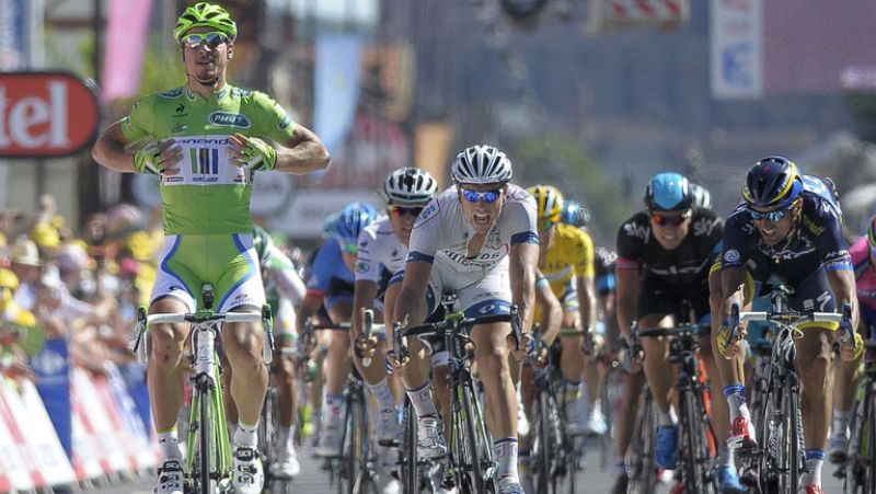 Sagan premia el esfuerzo de Cannondale con su primera etapa