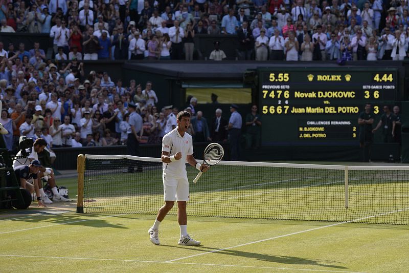 Djokovic y Murray, en la final de Wimbledon