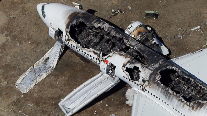 Dos muertos y 181 heridos en un accidente de avión en el aeropuerto de San Francisco