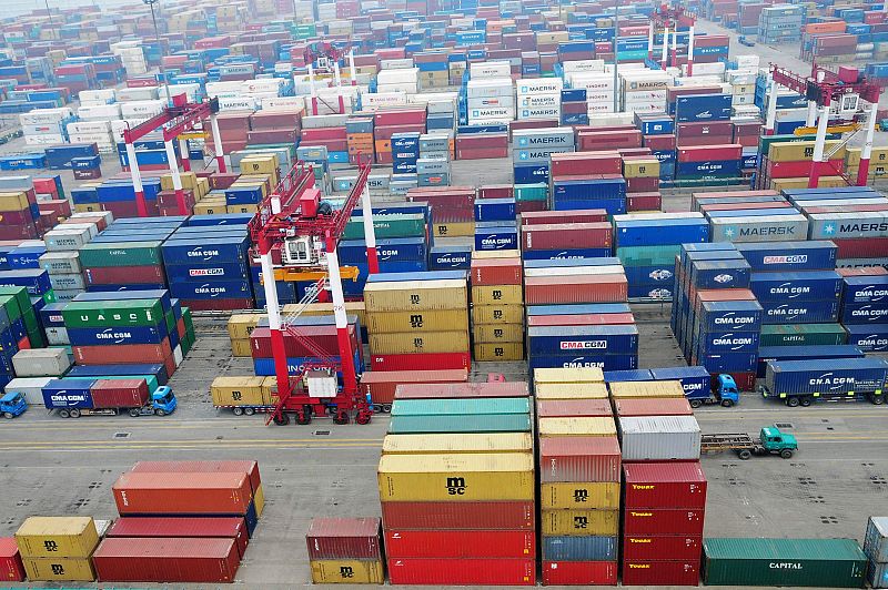 Las exportaciones chinas caen un 3,1% en junio y el gigante asiático pierde fuelle