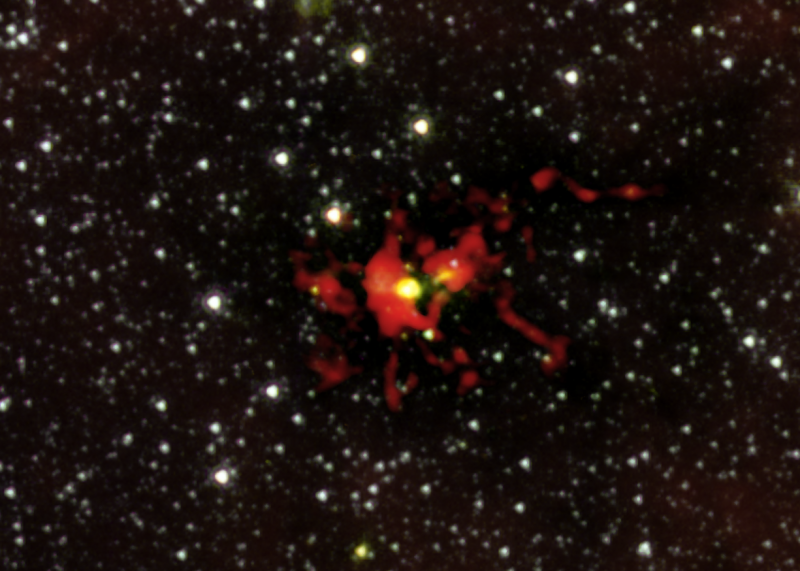 El supertelescopio ALMA descubre un gigantesco embrión de estrella
