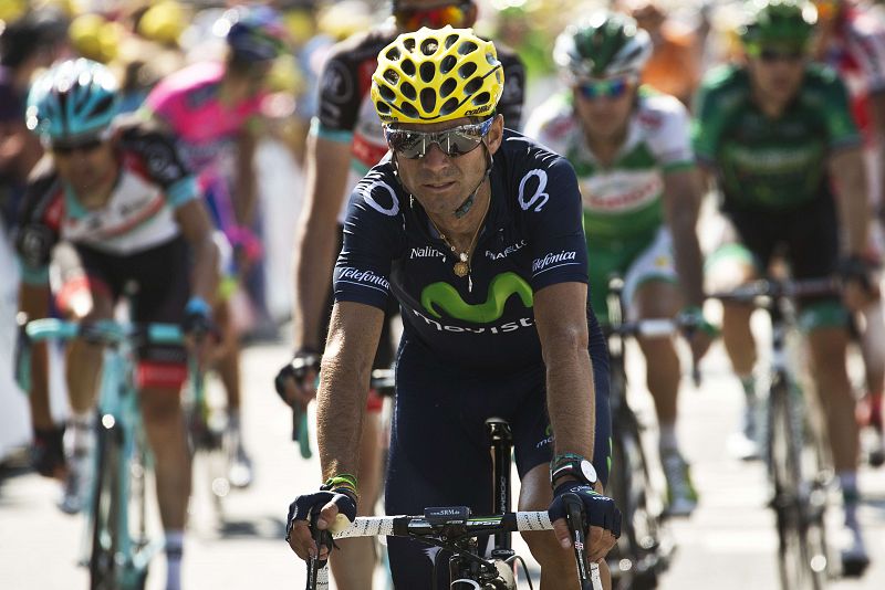 Valverde: "Está claro que el Tour no es mi carrera, siempre me pasa algo"