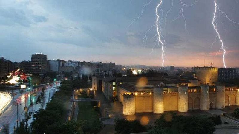 Un total de 22 provincias españolas en riesgo de tormenta, tres en alerta naranja