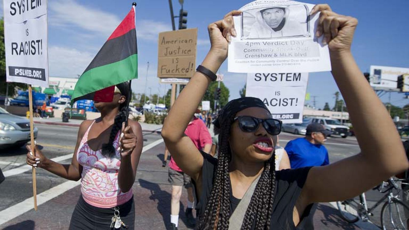 Protestas en Estados Unidos por el veredicto absolutorio de Zimmerman