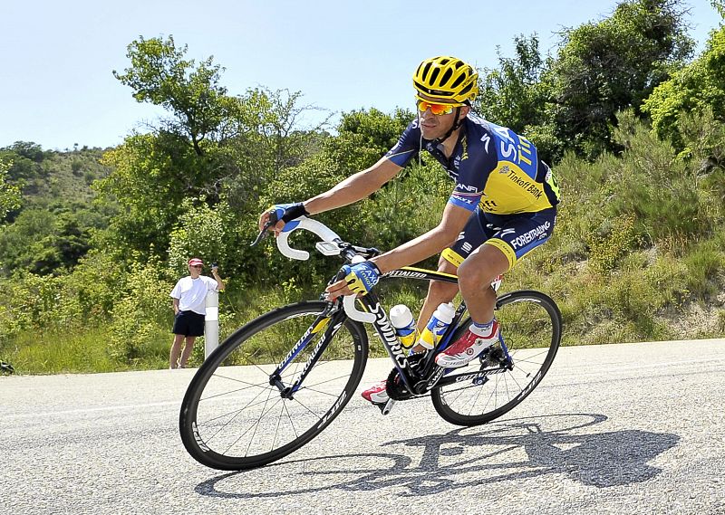 Contador, tras su caída: "Espero que no me afecte"