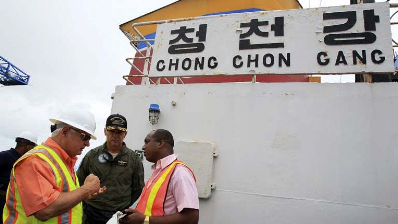 El Consejo de Seguridad de la ONU evaluará el armamento interceptado en un barco norcoreano
