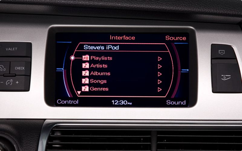 Apple patenta un sistema táctil para controlar el salpicadero del coche