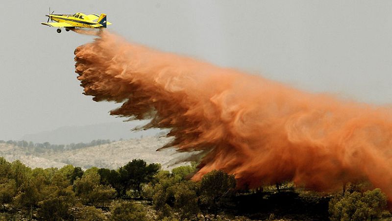 Estabilizado y sin llamas el incendio forestal de Benaguacil, Valencia