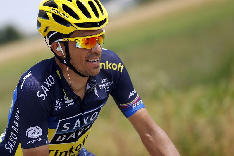 Contador: "En este Tour he tenido problemas de rodilla"