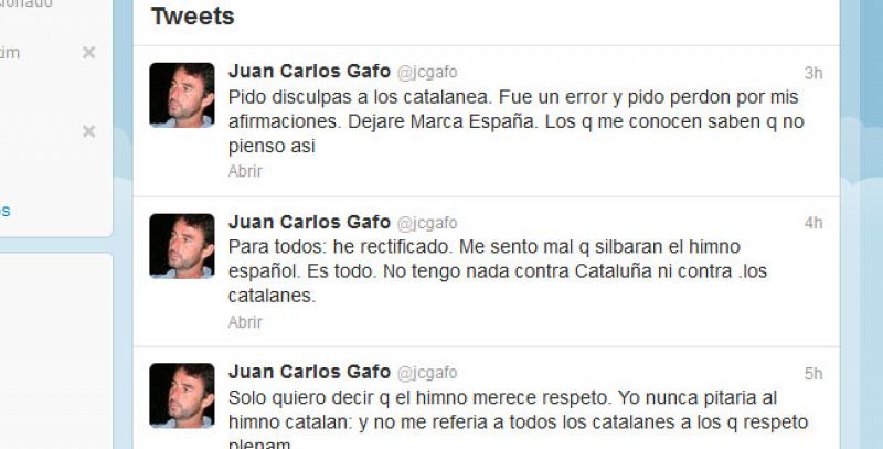 Dimite un directivo de la Marca España tras poner en un tuit "catalanes de mierda"