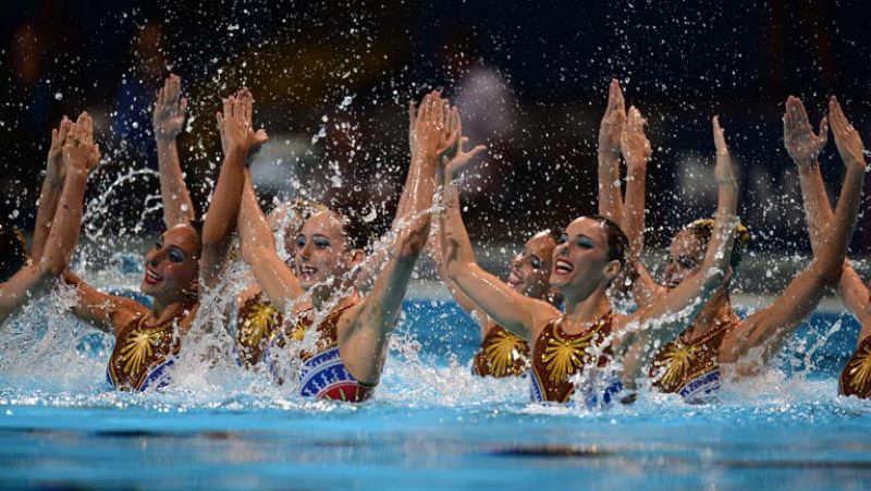 Las chicas de la sincro logran la plata en el ejercicio técnico de equipo