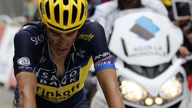 Alberto Contador se gana una reprimenda del patrocinador de su equipo