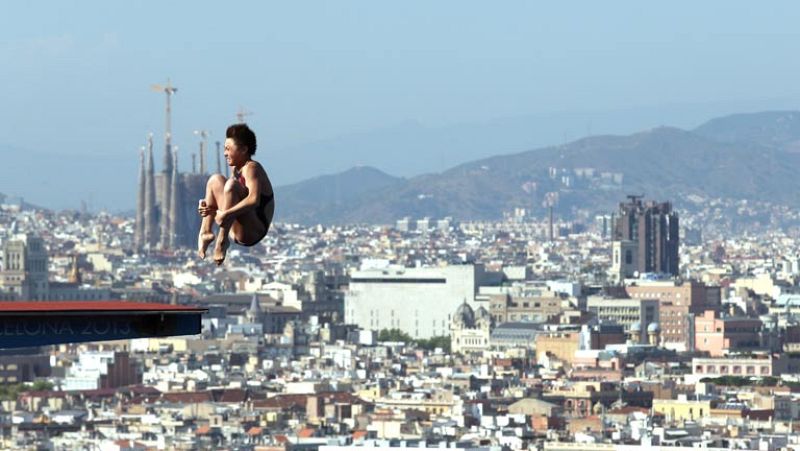 La china Si Yajie se cuelga el oro en los 10 metros