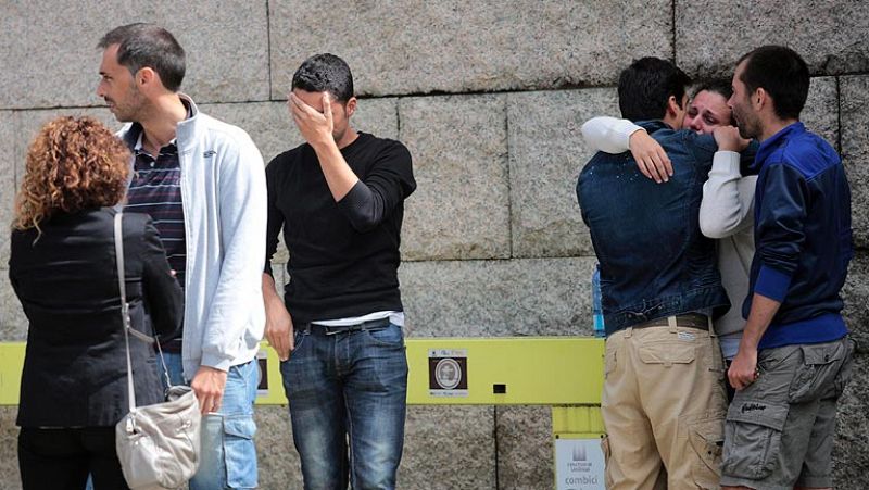 Familias rotas y vidas destrozadas tras el accidente de tren que tiñe de luto Santiago