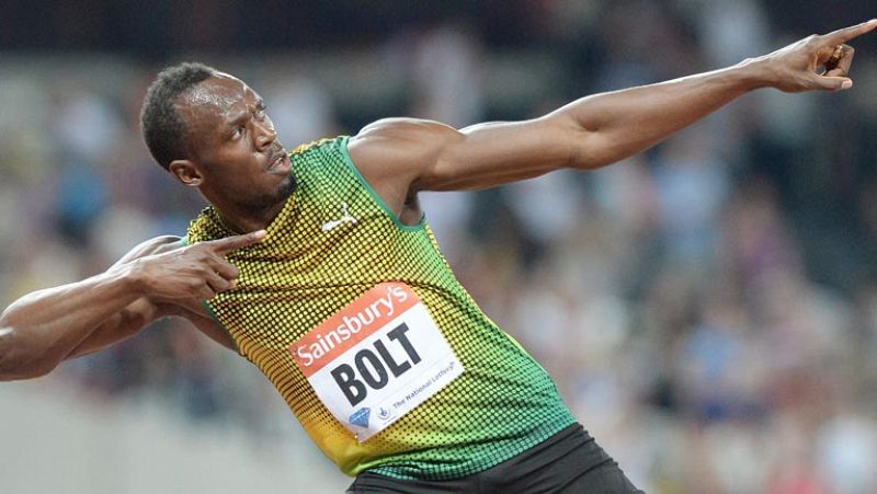 Bolt vuelve a reinar en Londres y establece la segunda mejor marca en los 100m