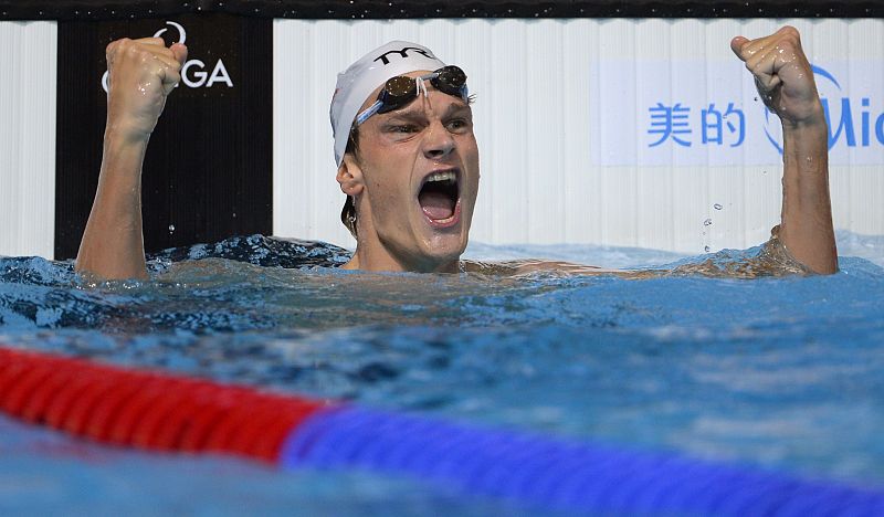 Yannick Agnel y Missy Franklin imponen su ley en 200 libre y 100 espalda