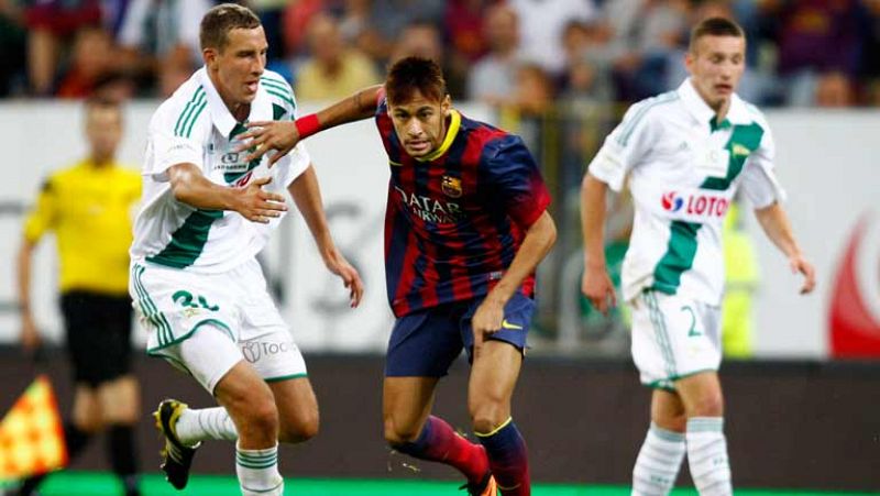 El Barcelona de Messi y Neymar no puede con el Legia Gdansk