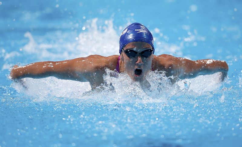 Belmonte y Ignacio, en la final del 200 mariposa; Peris, en la de 50 espalda