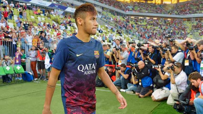 El  Joan Gamper brinda el estreno de Neymar en el Camp Nou