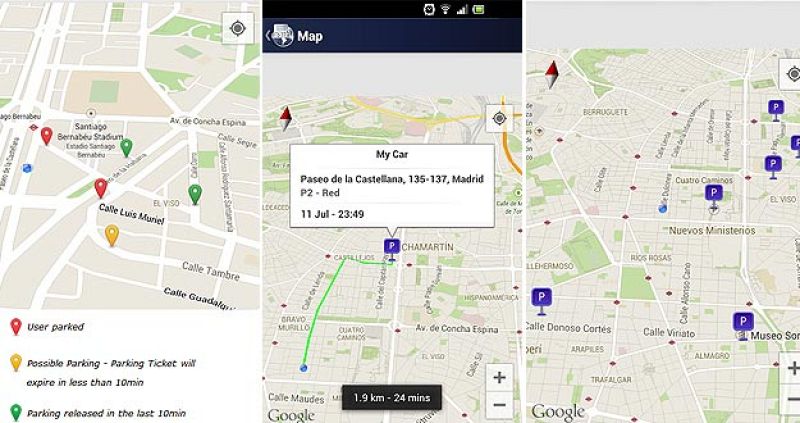 Una aplicación móvil pone en contacto a conductores a través de las matrículas