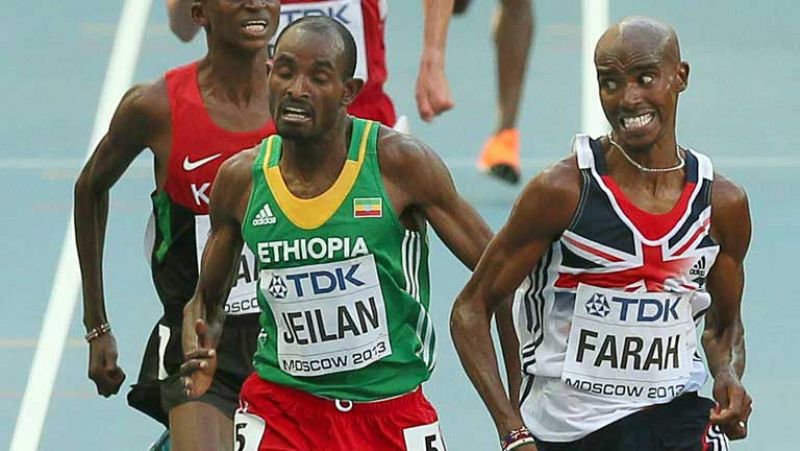 Mo Farah se desquita ante Jeilán en 10.000 metros